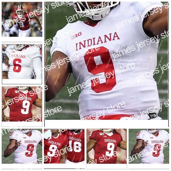 

football jerseys custom indiana hoosiers football jersey michael penix jr stephen carr jack tuttle micah mcfadden d.j. matthews jr marshall, Black;red