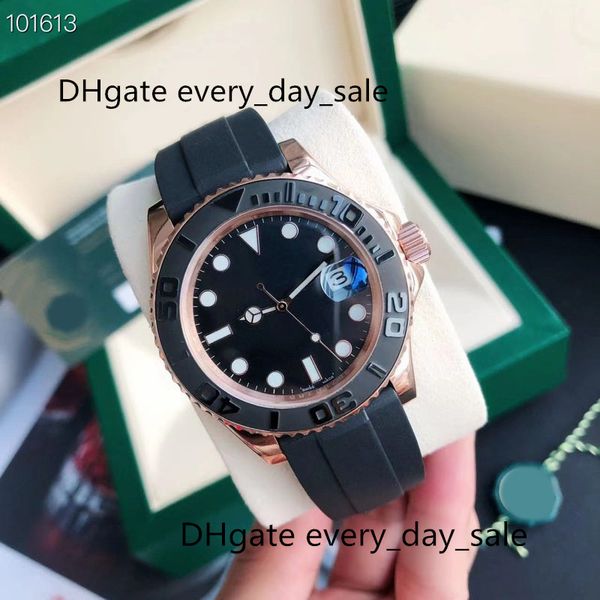 

men's watches 40mm automatic mechanical watch ym 904l kf factory makes 2813 movement sapphire ceramic ring waterproof wristwatch, Slivery;brown