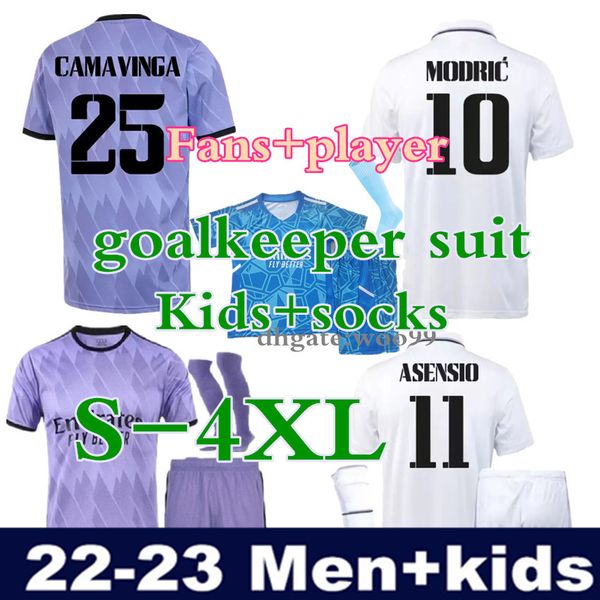 

size 4xl xxxl 2022 2023 asensio soccer jersey 22 23 champions 14 benzema hazard isco kroos modric marcelo alaba football shirts men home awa, Black;yellow
