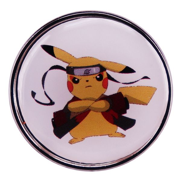 

fairy ninja brooch clothing hat pin badge jewelry, Blue