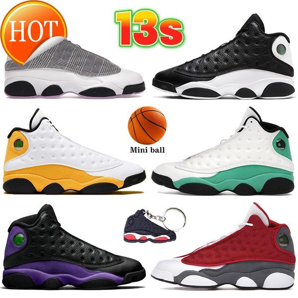

2022 13 basketball shoes 13s houndstooth red flint university gold reverse he got game playground lucky green bred hyper royal men women