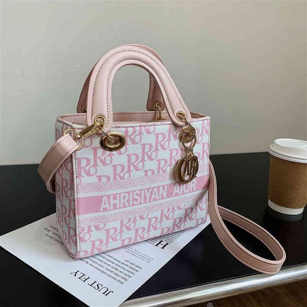 

58% off online factory clearance portable princess canvas bag fashion versatile one shoulder small square bag