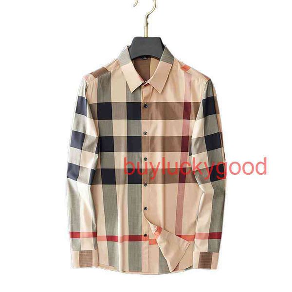 

brand good hoodies khaki plaid men's shirt xx0131, Black