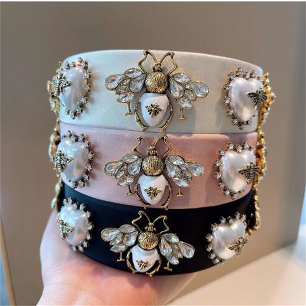 

baroque rhinestone big stone hairband headband hair accessories gc1167, Silver