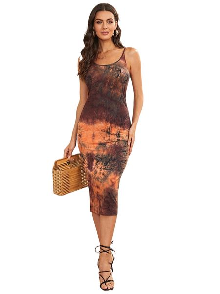 

tie dye dress t0pr#, Black;gray