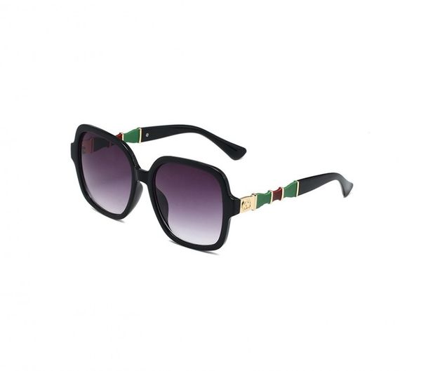 

0659 gocci designer sunglasses womens fashion black lens alloy frame ocean film personality simple shake ornamental luxury polarized sun gla, White;black
