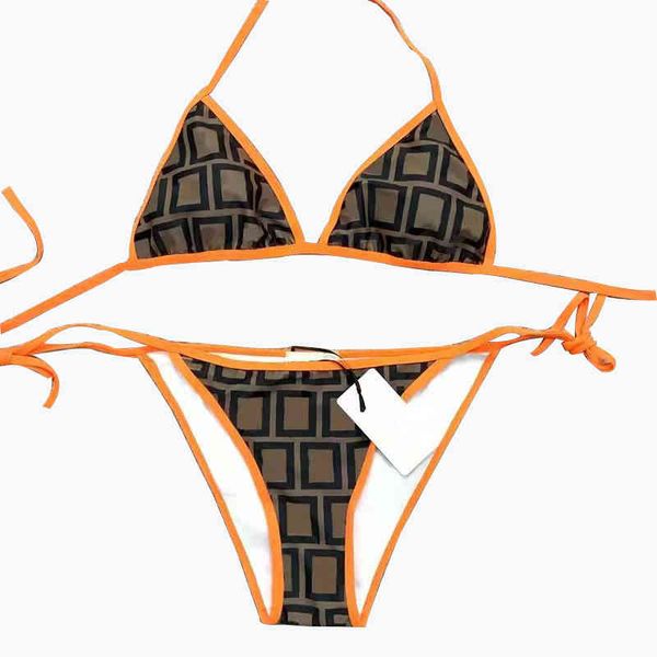 

womens bikini designer beach bikinis swim suit desinger swims fashion letter printed summer split swimsuit strappy bikinis for women, White;black