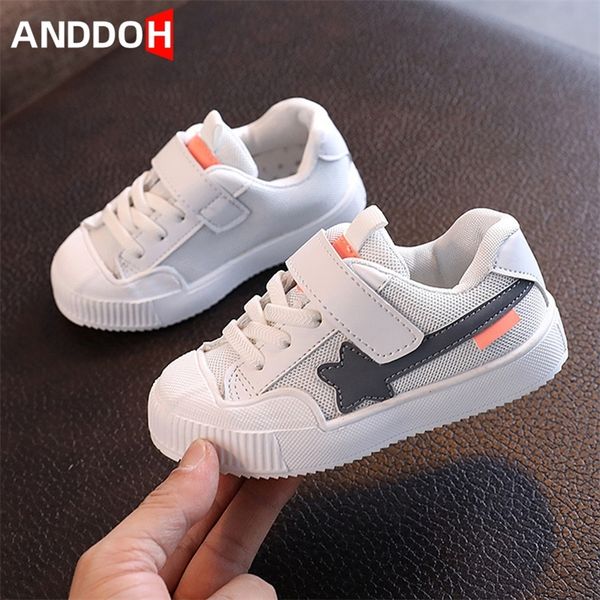 

size 21-30 boys casual shoes with breathable children non-slip sneakers baby toddler sneakers girls wear-resistant single shoes 220511, Black;red