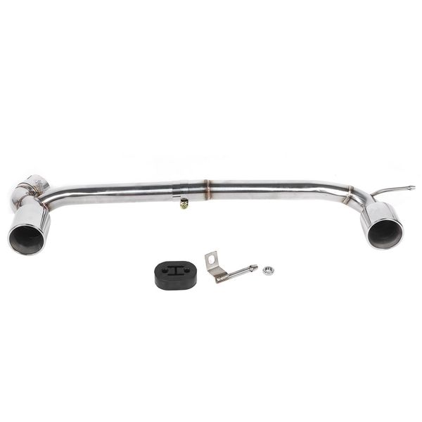 

exhaust pipe tips 2 outlet flat mouth tail throat refit for mtmp style fit for 3 series f30 316 320 12-19