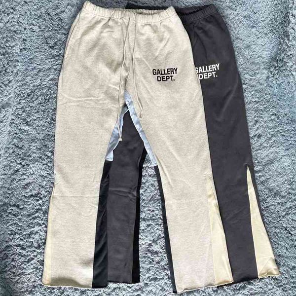 

fashion galleryes casual pants dept slightly elongated men's, Black