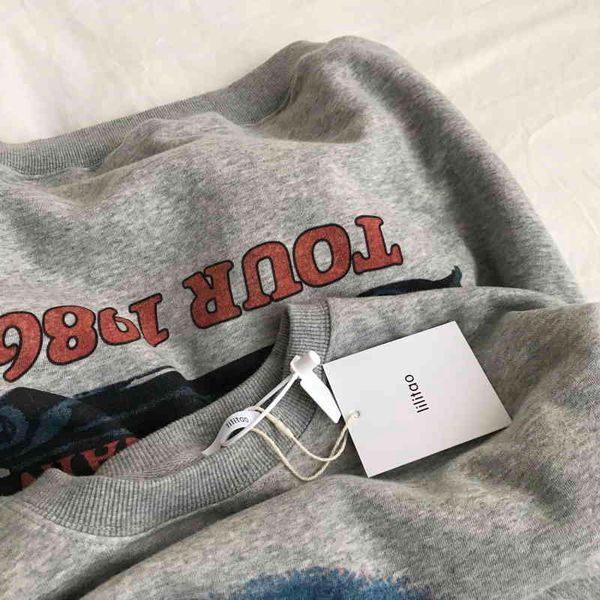 

tomato / big tomato band print sweater, Black