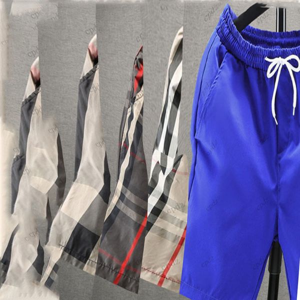 

mens shorts summer luxury casual sports fashion drawstring beach pants young people mesh quick dry sportswear pattern print loose streetwear, White;black