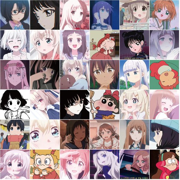 

50pcs anime girl avatar stickers non-random for car bike luggage sticker lapskateboard motor water bottle snowboard wall decals kids gifts