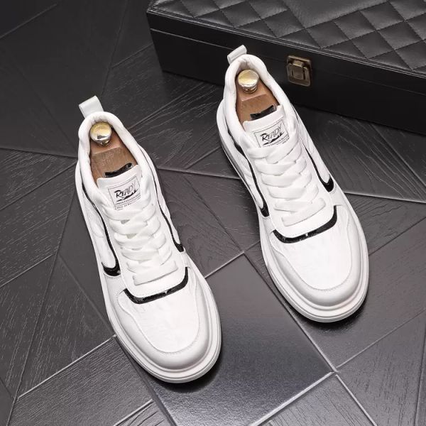 Classic Dress Party Wedding Shoes Fashion Cushion Spring Air Cushion Sports Sneakers casual Sneaker Round Toe Vulcanized Men S N