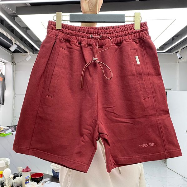 

slolid shorts jogger men women 1 running elastic skateboard casual short pants 22ss, White;black