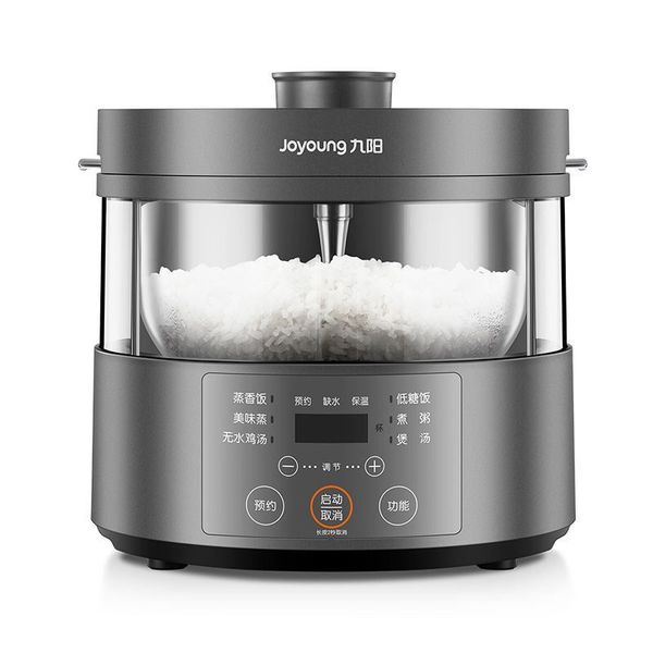 Joyoung Reiskocher, 3 l, ohne Beschichtung, zuckerarmer Reiskochtopf, 220 V, automatisch, 12 Stunden voreingestelltes Timing, Brei, Suppe für zu Hause