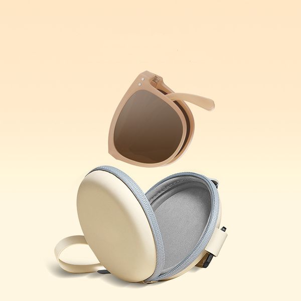 

sunglasses women mens designer polarized collapsible matte material, White;black