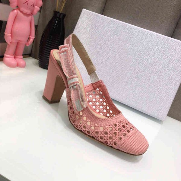 

sandals summer women's shoes kitten heel baotou sandals elegant hollow embroidery mary jane high heels, Black