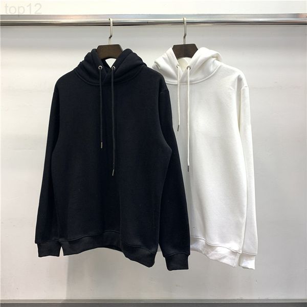 

new 20ss men hoodies fashion wo casual sweatshirts couple autumn loose printed size m-xxl, Black