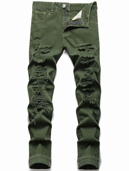 

men ripped frayed jeans m3cu#, Blue