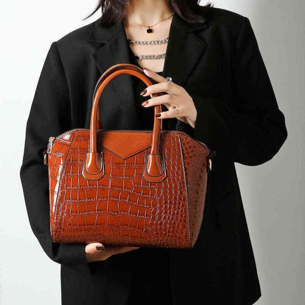 

fashion women's bag tote bag pattern portable messenger single shoulder bag 220514