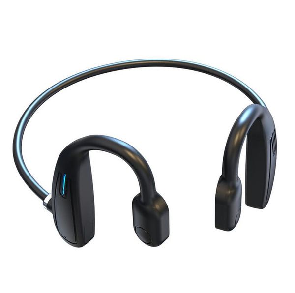 Bluetooth 5.0 S.Wear E6 Drahtlose Handy-Kopfhörer Knochenleitungs-Kopfhörer Outdoor-Sport-Headset mit Mikrofon für iPhone Android-Telefon Schwarz Rot Farben