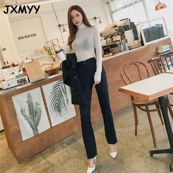 

spring fashion micro-transparent tight-fitting high-neck bottoming shirt versatile thin t-shirt women jxmyy 210412, White