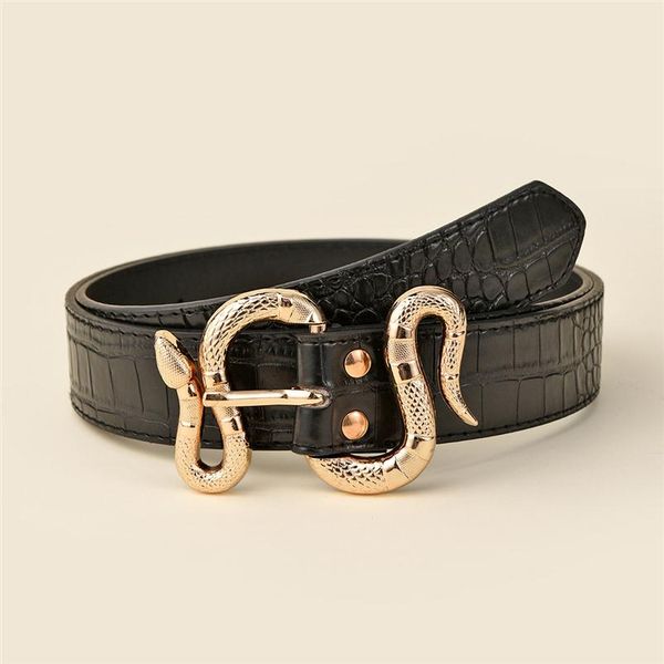 

women belt designer belts snake buckle belt width 3.0cm fashion luxury cowhide female dress belts250z, Black;brown