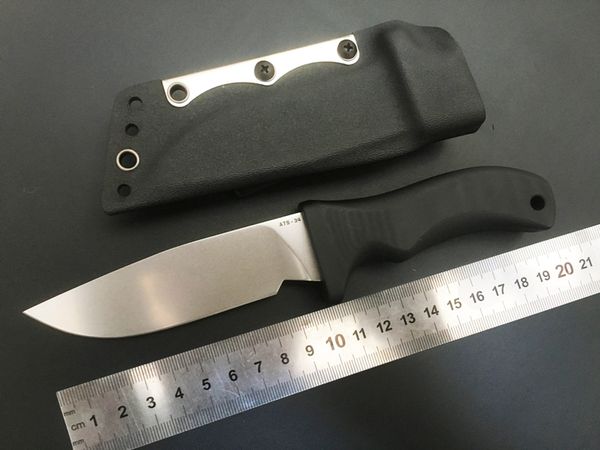 Coltello dritto Mad Dog ATAK lama fissa con guaina Kydex Acciaio ATS-34 Maniglia G10 ad alta durezza caccia campeggio esterno Attrezzo tattico militare Difesa Coltelli da combattimento