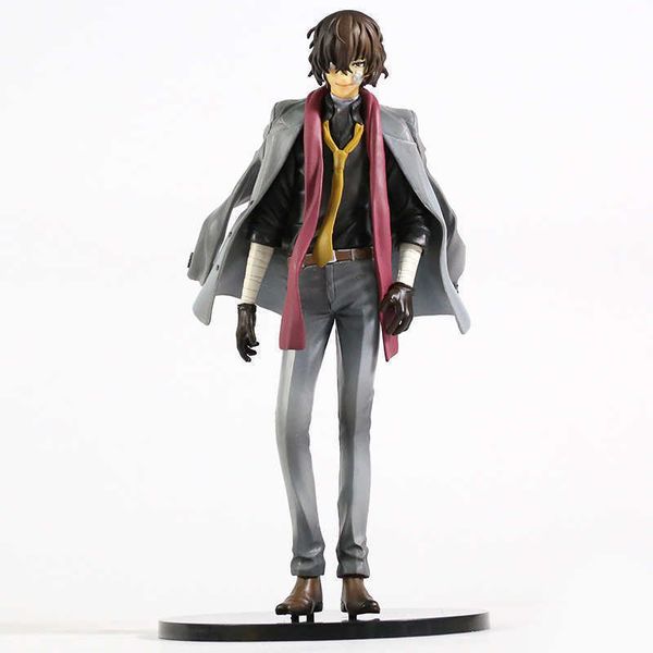 

huiya01 bungo stray dogs dazai osamu 1/8 scale abs & pvc collectible figure model toy 22cm q0722