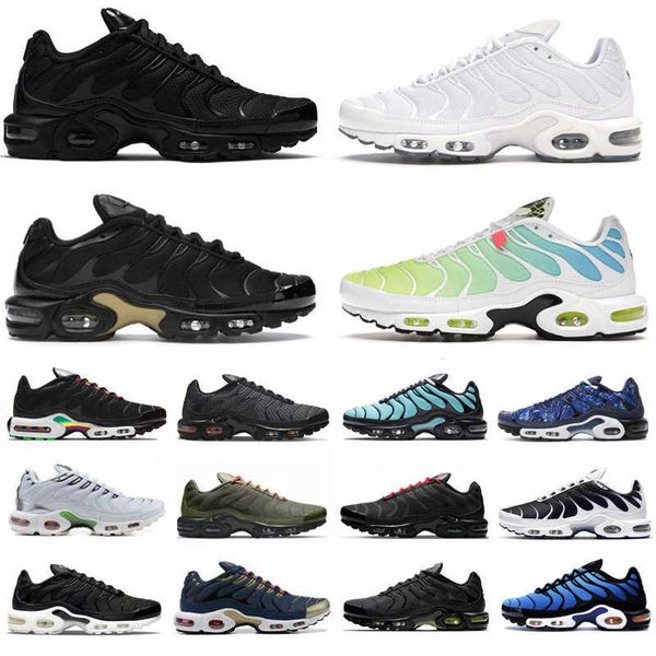 

tn plus mens running shoes sneaker triple black white red hyper jade royal blue sunset gradient neon green olive reflective neon oreo men