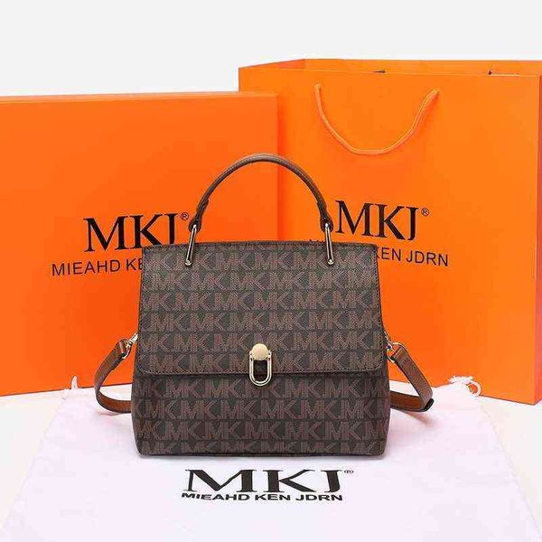 

hong kong mkj bag classic women's hand fashion old flower menger