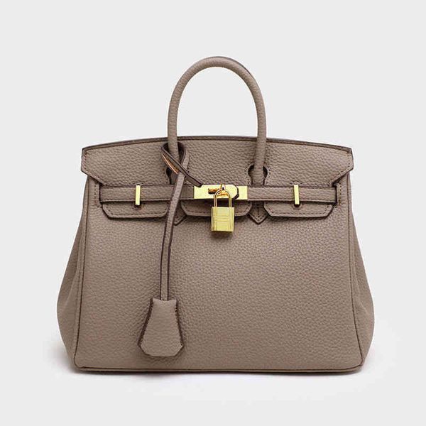 

designer birkins bags classic high-capacity female 2022 litchi pattern portablee3c5