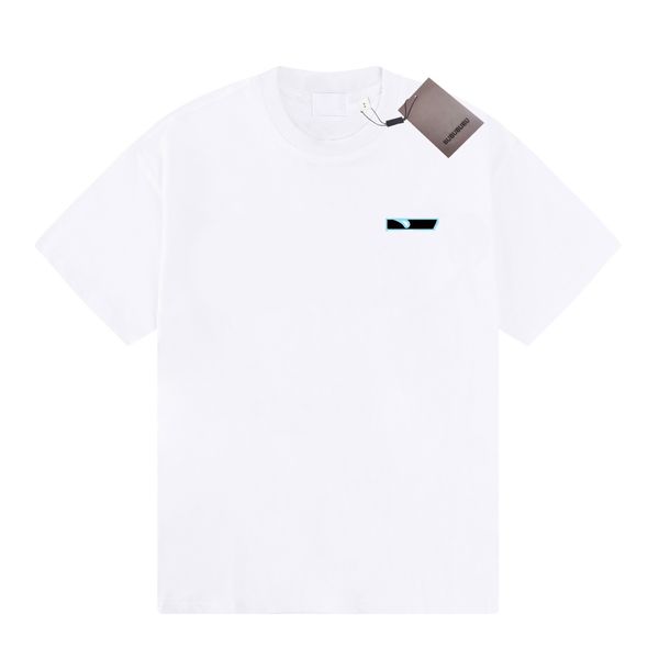 

famous brand tee cotton round neck men's t-shirt european and american fashion letters printed water drop tb logo summer casual couple, White;black