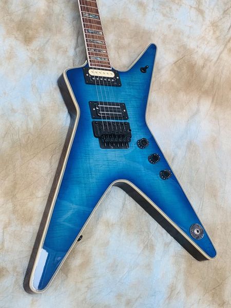 

2022electric guitar dimebag flamed bl floyd rose tremolo