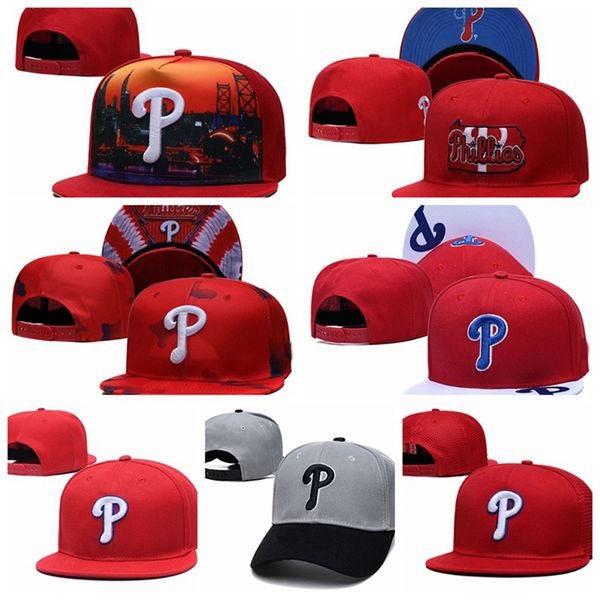 

7 styles phillies p letter brand 100% cotton snapback baseball caps for men women snapback hats chapeu casquette bone gorras, Blue;gray