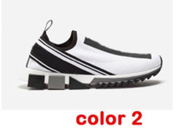 

designer shoes sorrento sneakers men fabric stretch jersey slip-on sneaker lady two-tone rubber micro sole breathable casual shoe, Black