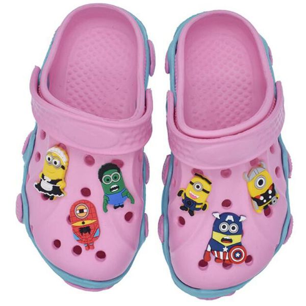 

wholesale cute cartoon shoe charms clog fashion shoe accessories wristband decoriation buckle party gift, White;pink