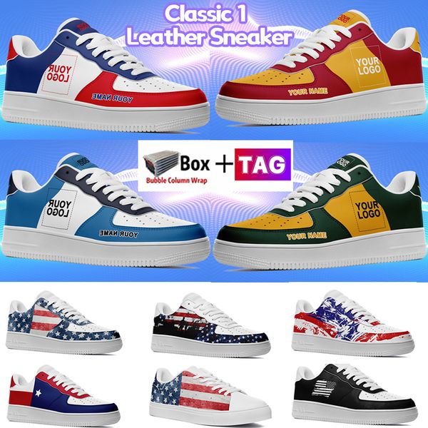 

men women custom shoes classic 1 leather sneaker sneakers customized diy mens woman sports running sneaker trainers breathable trainer