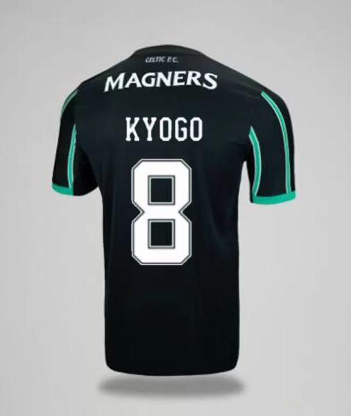 

22 23 celtic football jerseys op05 carter-vickers football turnbull jota 2022 2023 uniform men's children fans players, Black;yellow