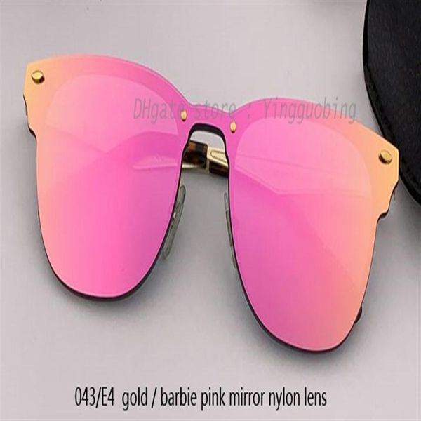 

whole-design ultralight metal sunglasses men women driving blaze style sun glasses male goggle uv400 mirror flash gafas de sol206u, White;black