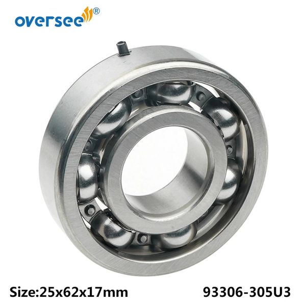 

93306-305u3 ball bearing with pin for yamaha outboard motor 2t 20hp 30hp size 25x62x17mm 93306-305u0
