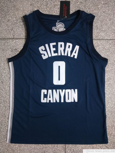 

men scs sierra canyon #0 bronny james jr. basketball 2022 navy ncaa high school basketball jersey, Black