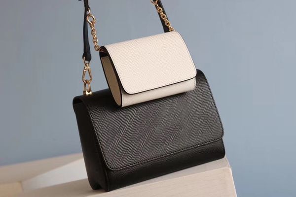 

2022 classic original luxury designer bags purse twist and twisty handbag leather shoulder bag crossbodys handbags two color pochette water