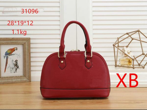 

fashion women shoulder bags chain messenger bag leather handbags shell wallet purse ladies cosmetic crossbody tote 31096# 28x19x