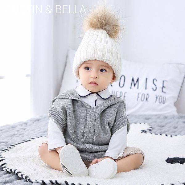 

baby knitted hoodie short sleeve outer outer pullover, Black