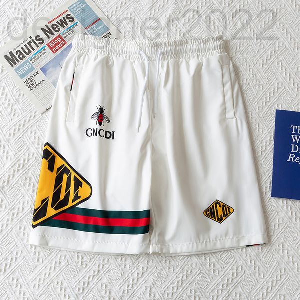 

men's pants designer summer men's casual shorts quick drying pants slim trend printed capris 01ge, Black