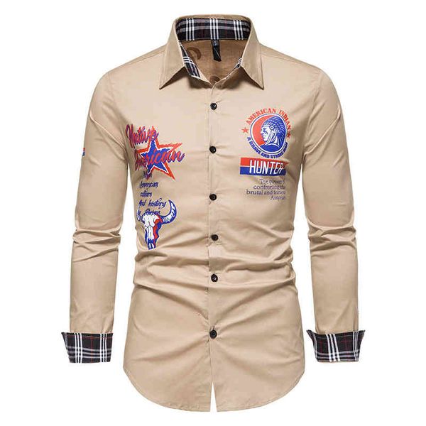 

men's casual shirts men's printed shirt youth fashion large slim 3yg1, White;black