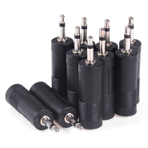 Outros acessórios de iluminação 2/5pcs 1/8 plugue masculino de 3,5 mm para 1/4 de 6,35 mm de conector de conector de adaptador feminino de 6,35 mm