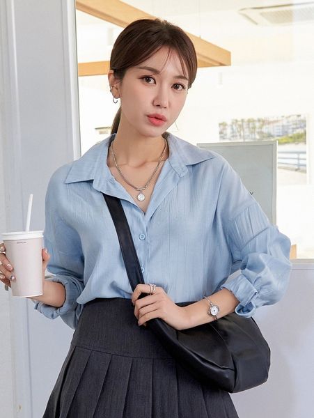 

dazy slit back drop shoulder blouse z22o#, White